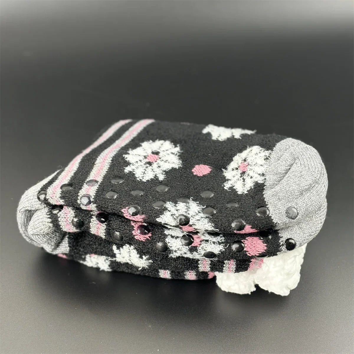 Thermal Winter Warm Slipper Socks Non Slip Grip Fluffy Fuzzy Slipper Socks Short Furry Monkey - Motionshop