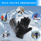 Winter Gloves Men Outdoor Waterproof Warm Mitten Gloves Unisex