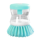 2 IN 1 Dish Brush with Soap Dispenser Multi Use Universal Kitchen Dish Palm Scrub