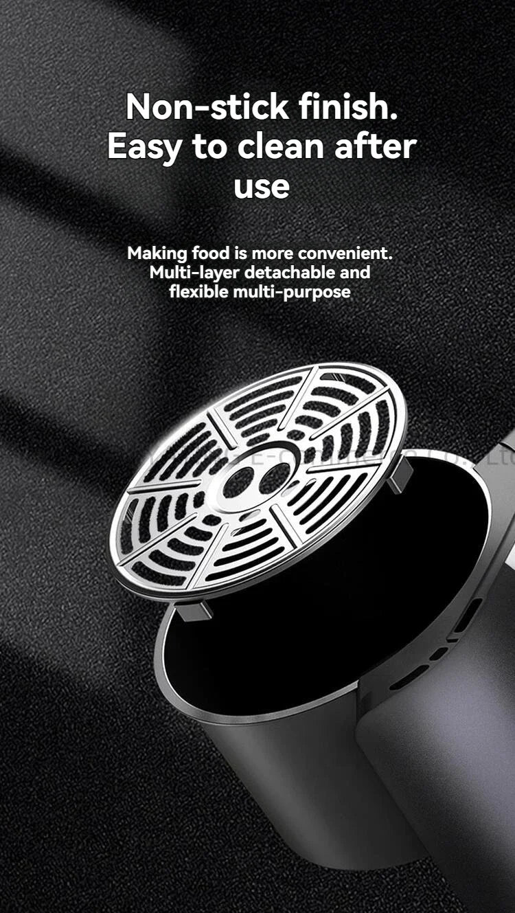 New Air Fryer Household Multi-functional Electric Fryer Large Capacity Intelligent Oil-free Air Fryer Chips Machine