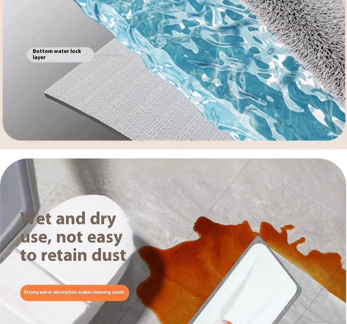 Large Household Spray Mop With Replaceable Microfiber Pad For Wet And Dry Cleaning Microfiber Pads Rotating Spray Mop Broom