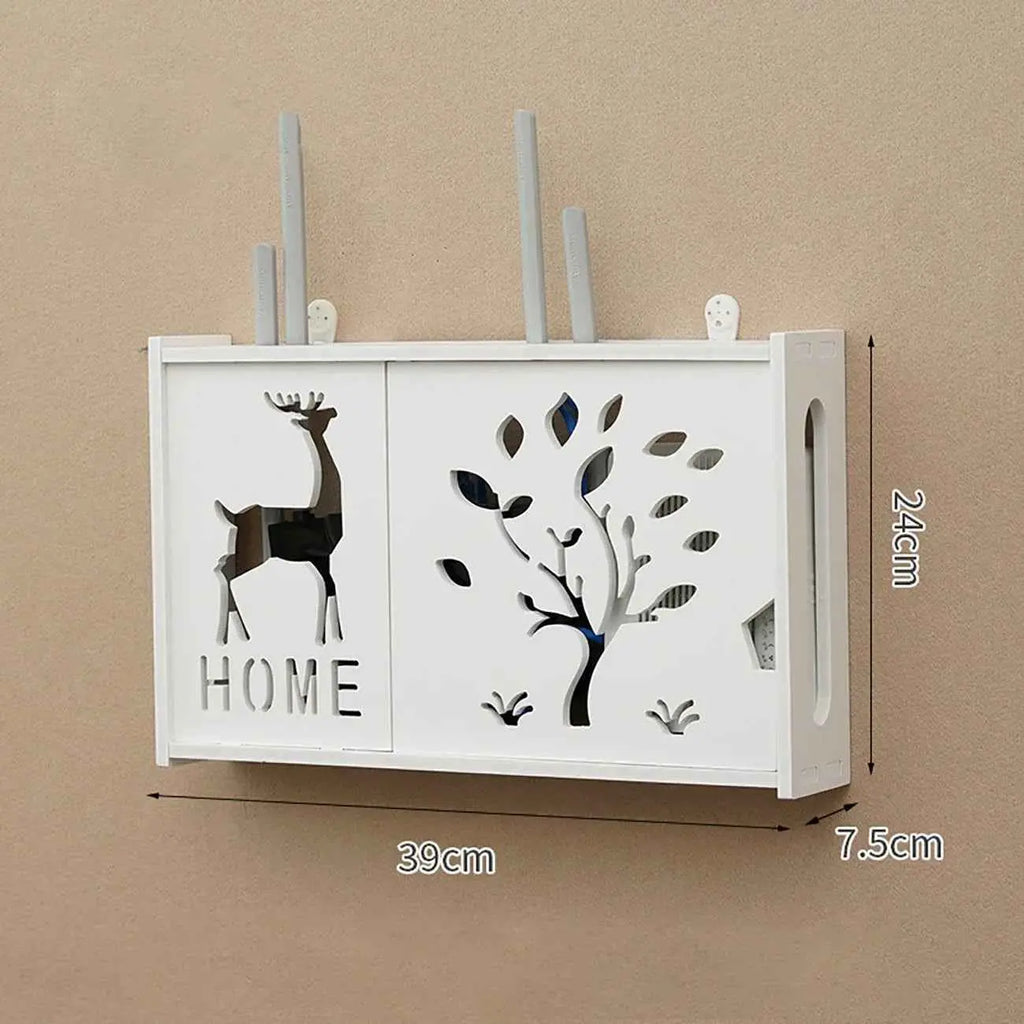 Wireless Wifi Router Shelf And Storage Box