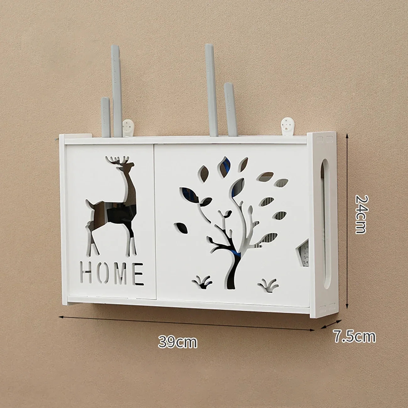 Wireless Wifi Router Shelf And Storage Box - Motionshop