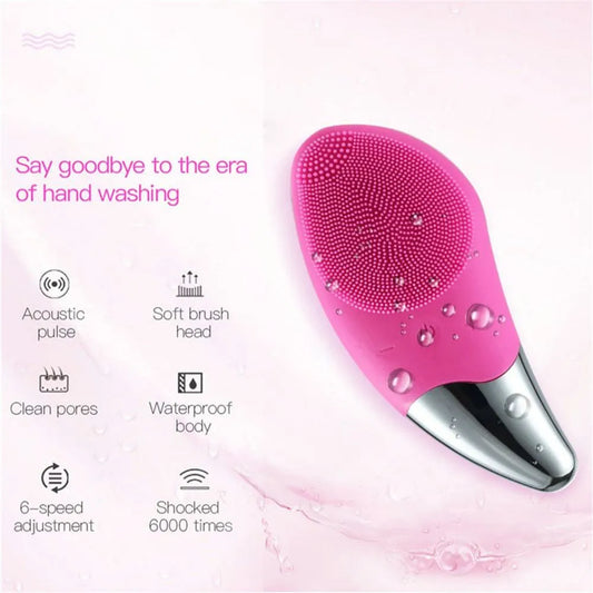 PurePulse™ Sonic Mini Electric Ultrasonic Facial Cleansing Brush - Motionshop
