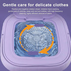 8L Portable Small Foldable Washing Machine with Spin Dryer For Socks Underwear Panties Washer Household Mini Washing Machine