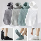 Yoga slipper Socks Men Cotton Thin Silicone Non-slip Grip Pilates Low-ankle Sock