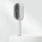 One-key Press Type Airbag Massage Comb Wet & Dry Detangler Hair Brush Durable for Women's Long Hair for Household Hair Care Gift