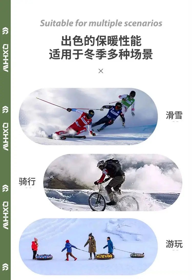 Winter Gloves for Men and Women To Keep Warm and Cold-proof Electric Vehicles Outdoor Rain-proof Ski Gloves for Men's Riding