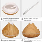 350ML Remote Control Ultrasonic Air Humidifier 7 Color LED Light