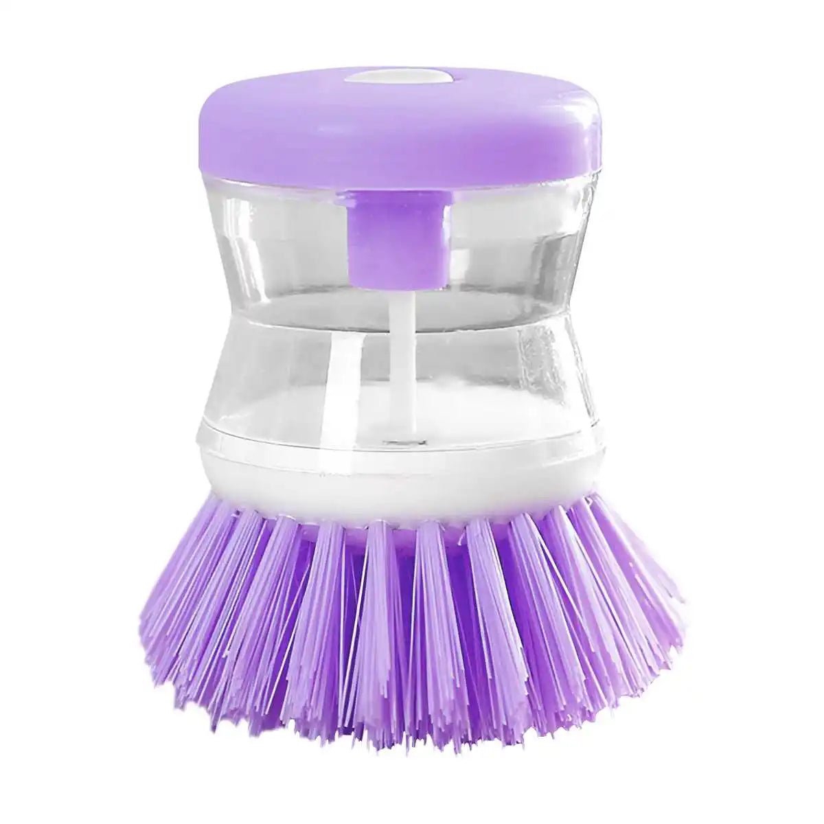 2 IN 1 Dish Brush with Soap Dispenser Multi Use Universal Kitchen Dish Palm Scrub