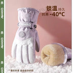 Winter Gloves for Men and Women To Keep Warm and Cold-proof Electric Vehicles Outdoor Rain-proof Ski Gloves for Men's Riding