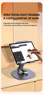 Rotating Cell Phone Holder Support Desktop Stand For iPad Samsung iPhone 15 14 13 Mobile Mount