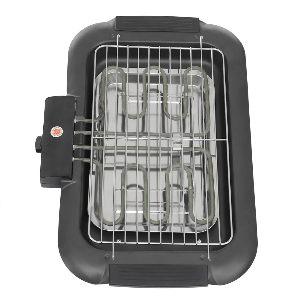 Electric Grill 2000W 6 Gears Electric Table Grill Lightweight Countertop Barbecue Grill