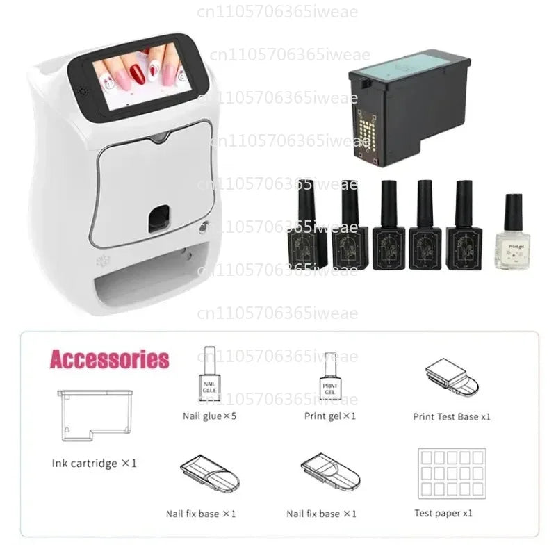 Desktop Smart Nail Painting Machine Automatic 3D Nail Printer Digital Painting Machine Automatic Color Nail Nails