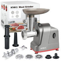 Electric Meat Grinder with 3 Stainless Steel Cutting Plates, Cookie and Sausage Chopper for Home Kitchen, Christmas Dinner Tools
