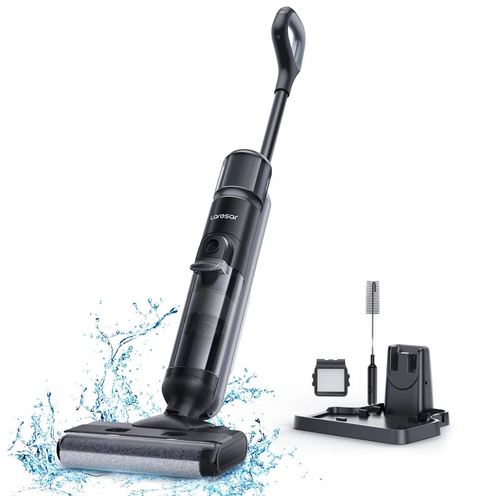 M3 Cordless Wet Dry Vacuum Cleaner Mop, Edge Cleaning 55min Auto Suction