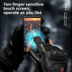 Electric Heated Gloves 5-7.4V Winter Waterproof Ski Gloves Warm Men Women Snow Warm Cycling Gloves Cold Weather Driving Biking