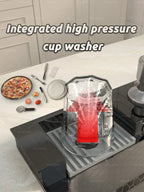 Stainless Steel Kitchen Sink With Waterfall Extra Large Single Bowl Digital Display Multifunctional Dishwashing Sinks