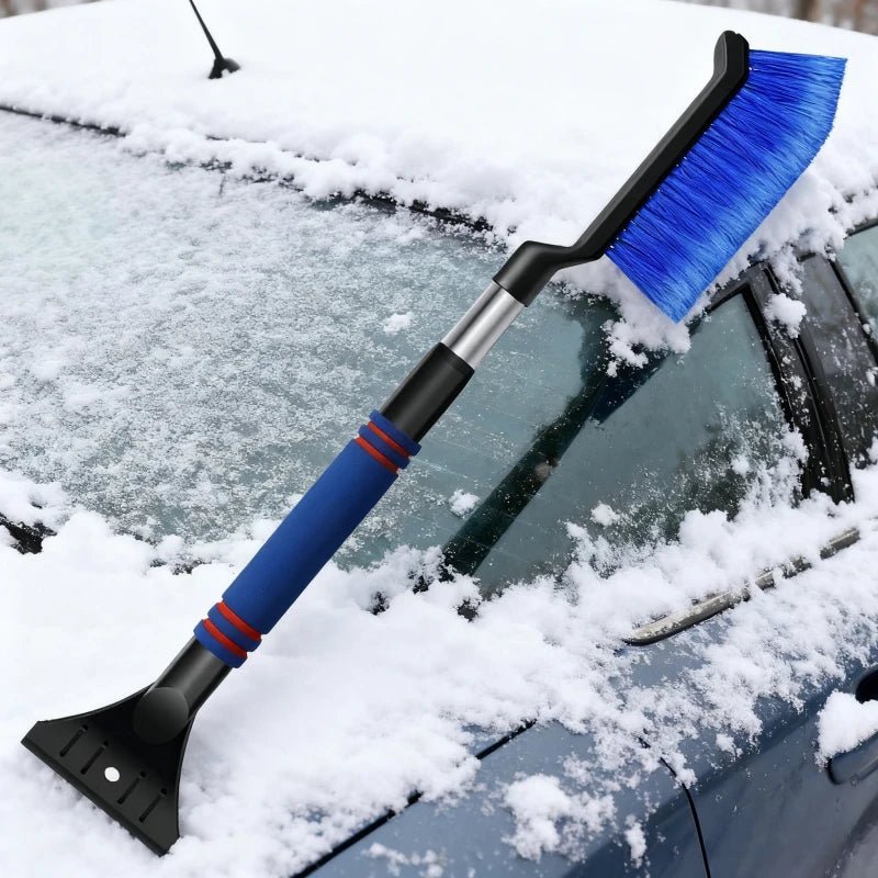 2 - in - 1 - car snow brush and ice scraper with ergonomic foam grip - Motionshop