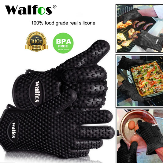Silicone Oven Kitchen Glove Heat Resistant - Motionshop