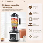 3 in 1 Electric Blender 9500W fuel Multifunctional mixed Juicer Smoothie Maker 3L + 1. 5l + 0.5L Container Food Processor boxer
