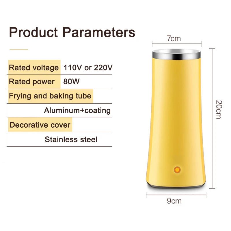 110V/220V Automatic Rising Egg Roll Maker Electric Eggs Boiler Cup