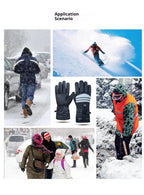 Electric Warm Winter Gloves Rechargeable Heat Gloves