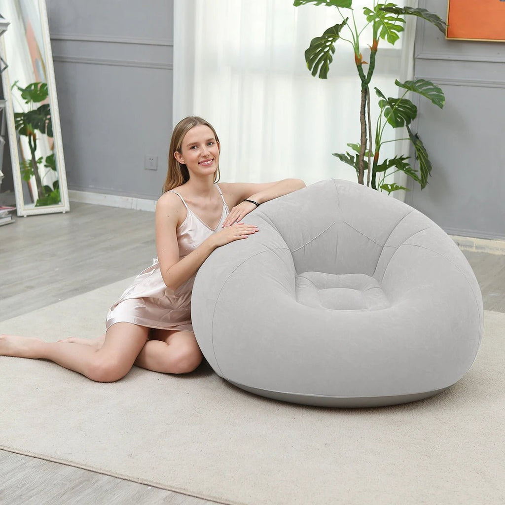Inflatable Lazy Sofa Folding Portable Pvc Inflatable Air Chair for Living Room