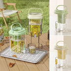 2L Cold Water Pitcher Faucet with Filter Beverage Bucket Refrigerator Beverage Dispenser Large Capacity Summer Drink Container