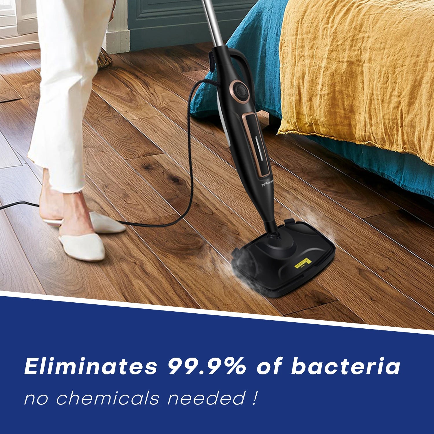 Steam vacuum cleaner -12 in 1 - 1250W - 330 ml-eliminates viruses and bacteria