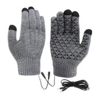 Electric Heated Gloves Winter Warm Gloves USB Touch Screen Gloves