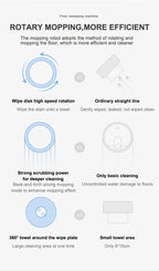 NEW Smart Sweeping and Mop Robot Vacuum Cleaner Dry and Wet Mopping Rechargeable Robot Home Appliance with Humidifying Spray