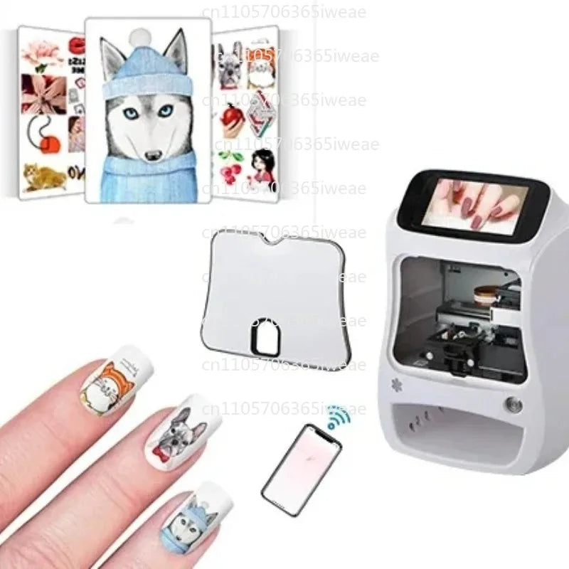 Desktop Smart Nail Painting Machine Automatic 3D Nail Printer Digital Painting Machine Automatic Color Nail Nails