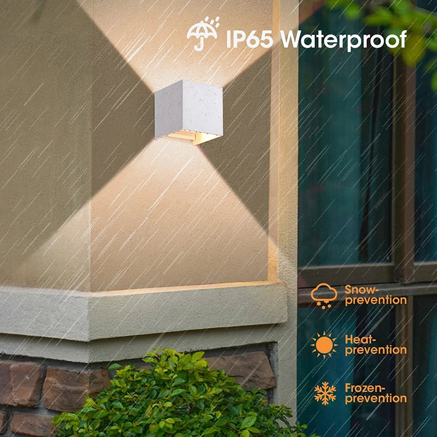 LED Wall Lamp IP65 – Waterproof Indoor/Outdoor Wall Light - Motionshop
