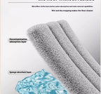 Large Household Spray Mop With Replaceable Microfiber Pad For Wet And Dry Cleaning Microfiber Pads Rotating Spray Mop Broom