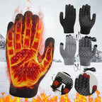 Electric Heated Gloves Winter Warm Gloves USB Touch Screen Gloves