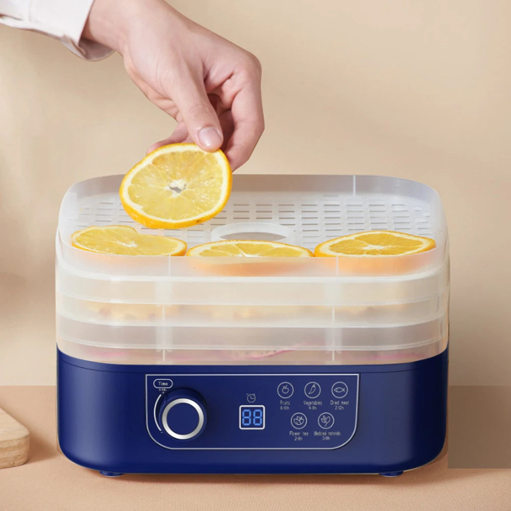 Fruit Jerky Maker 220V Temperature Adjustable 0-70 Degree Food Meat Dehydrator Machine for Fruits Meat Vegetables Candy & Snacks Motionshop