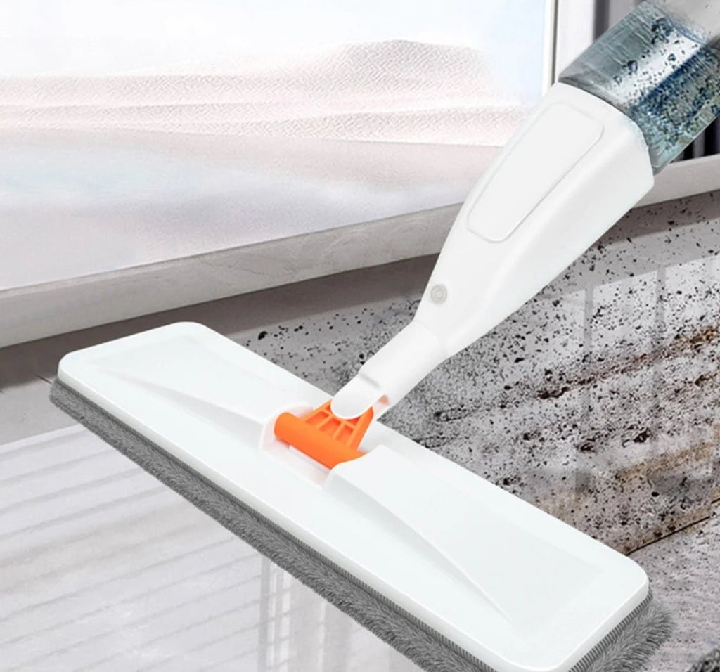 Large Household Spray Mop With Replaceable Microfiber Pad For Wet And Dry Cleaning Microfiber Pads Rotating Spray Mop Broom