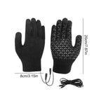 Electric Heated Gloves Winter Warm Gloves USB Touch Screen Gloves