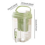 Fridge Beverage Dispenser Water Jug With Tap Large Capacity Cold Kettle Juice Jug Cold Kettle Cool Water Bucket for Home