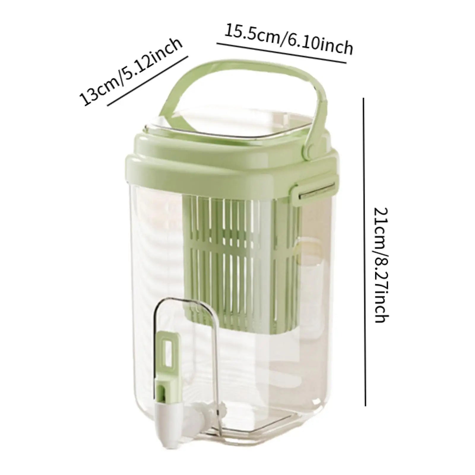 Fridge Beverage Dispenser Water Jug With Tap Large Capacity Cold Kettle Juice Jug Cold Kettle Cool Water Bucket for Home