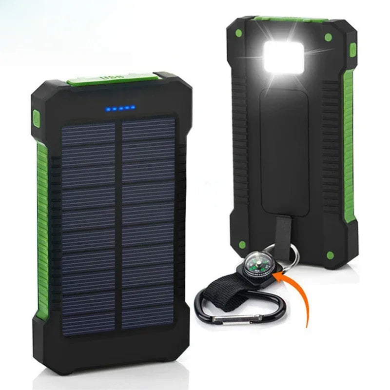 20000 mAh wasserdichte tragbare Solar-Powerbank