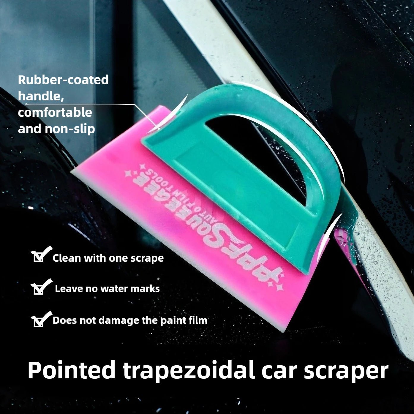 Rubber Water Squeegee Car Ice scraper & Snow Shovel - Motionshop