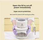 Large capacity electric oven with air fryer, beige French fry maker, gift visible fryer