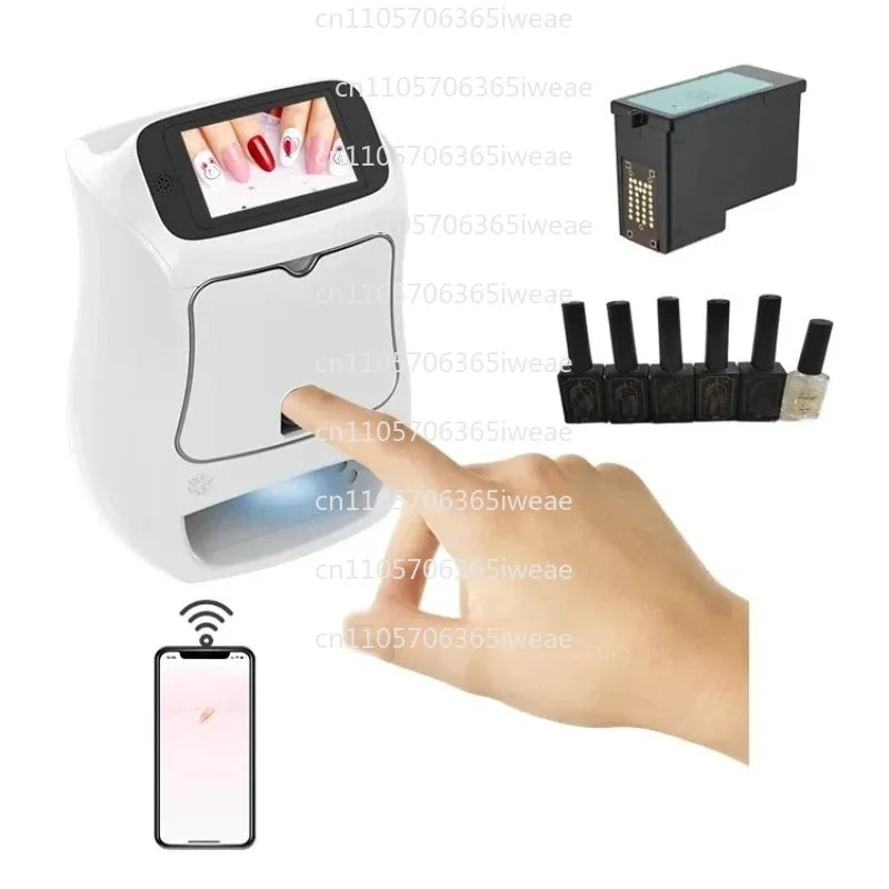 Desktop Smart Nail Painting Machine Automatic 3D Nail Printer Digital Painting Machine Automatic Color Nail Nails