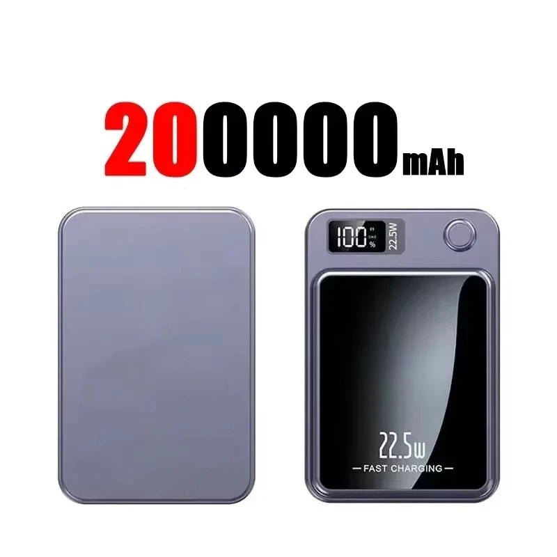 Wireless Power Bank Magnetic 500000mAh 22.5W Fast Charging External Battery Charger For Huawei Samsung iPhone PD 20W Universal