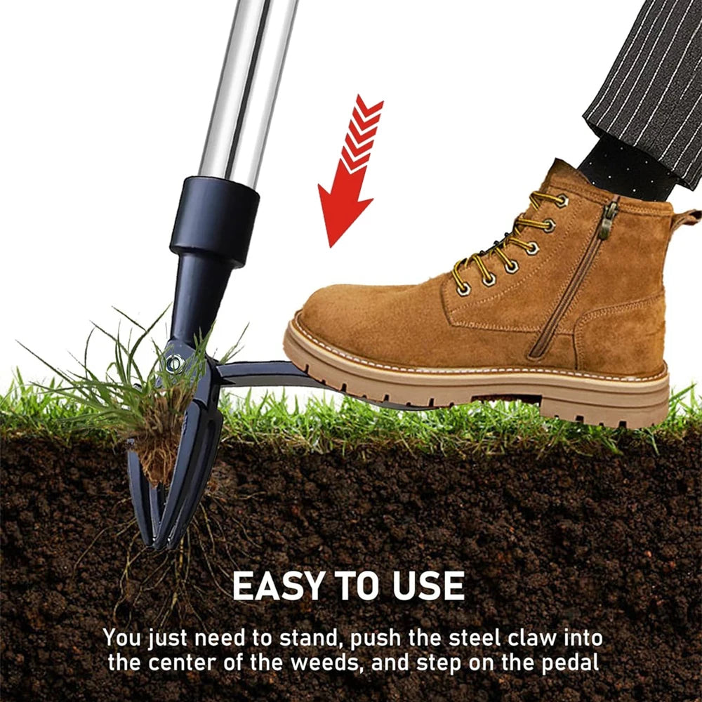 Outdoor Stand Up Weed Puller – Manual Root Remover Tool - Motionshop