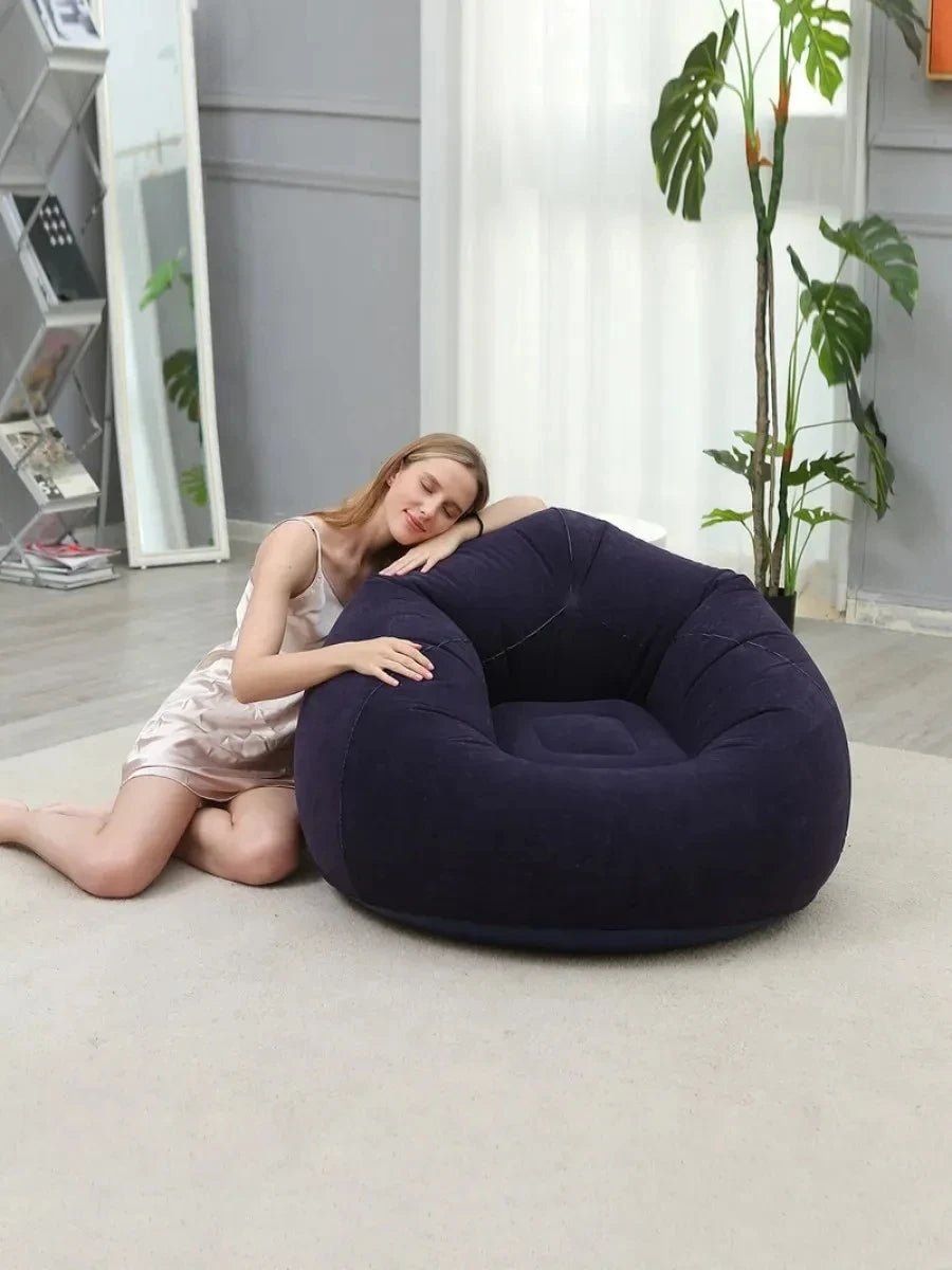 Inflatable Lazy Sofa Folding Portable Pvc Inflatable Air Chair for Living Room