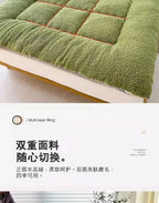 Mattress Topper Warm Lamb Fleece Mattress Upholstered Bed Winter Student Dormitory Sleeping Pad Single Double Floor Mat