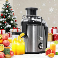 Heavy-Duty Juicer Machine Juicer With 3-Inch Big Mouth For Whole Fruits And Vegetables Juice Centrifuge with 2 Speed Settings